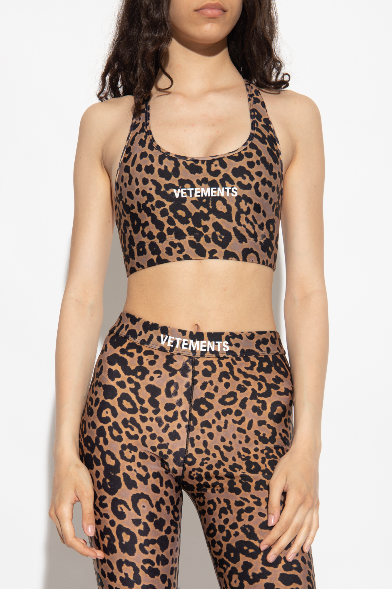 Nike animal outlet print crop top